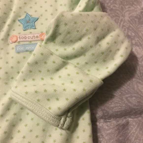 Carter’s Mint Green Infant Baby  Sleep Sack 3 Months - Picture 5 of 10